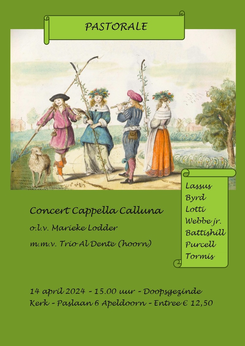 Pastorale flyer Cappella Calluna voor kopie